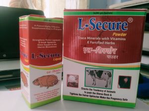 l-secure powder feed supplement
