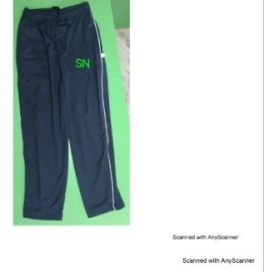 Mens Blue Nylon Lower