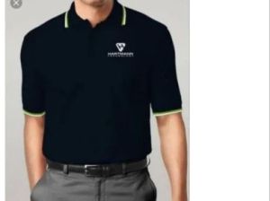 Mens Blue Cotton T Shirt