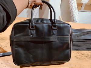 Leather Laptop Backpack