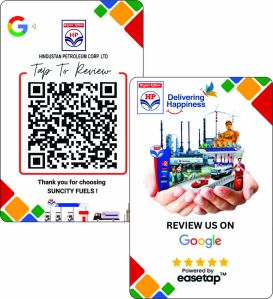 google review pvc plastic card