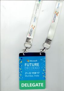 Plastic Conference Card