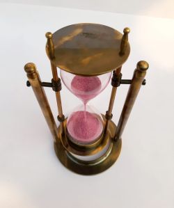 5 Inch Brass Antique Sand Timer