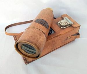 Landon 1917 Leather Coated Nautical Telescope