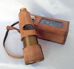 Landon 1917 Leather Coated Nautical Telescope