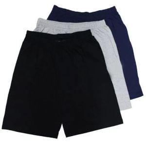 Mens Cotton Plain Shorts