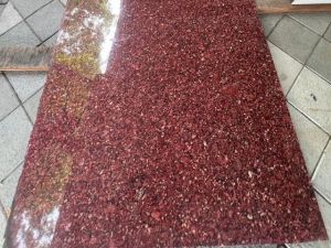 Zem Red Granite Slab