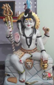 Marble Shiv Shankar Statue