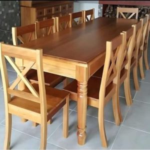 Teak Wood Dining Table Set