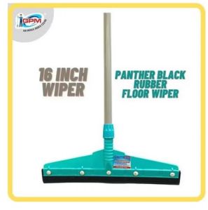 16 Inch Panther Black Rubber Floor Wiper