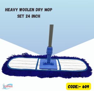 24 Inch Heavy Wollon Dry Mop Set