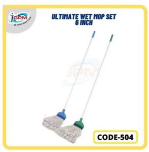 6 Inch Microfiber Wet Mop Set