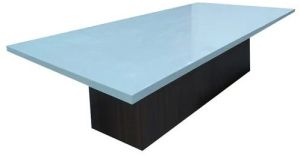 Center Office Acrylic Solid Surface Table