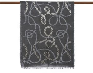 Chain Lurex All Over Scarf