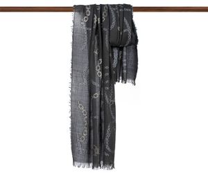 Chain Lurex All Over Scarf