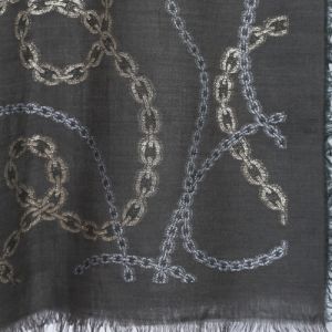 Chain Lurex All Over Scarf
