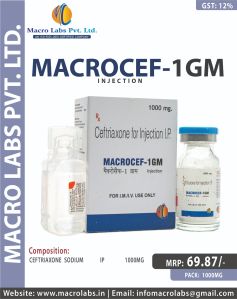 CEFTRIAXONE 1000GM Injection
