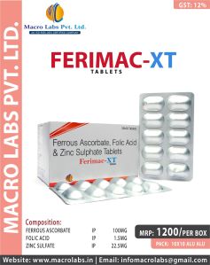 FERROUS ASCORBATE FOLIC ACID ZINC SULFATE TABLETS