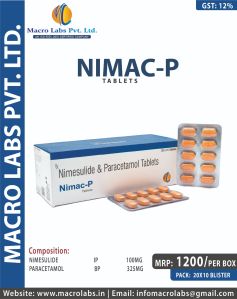 NIMESULIDE 100 MG+ PARACETAMOL 325MG