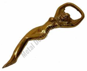 Brass Vintage Lady Bottle Opener