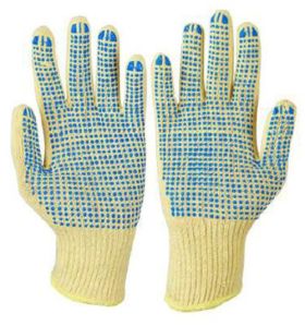 Saviour Cotton Knitted Dotted Hand Gloves