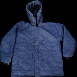 RMS Blue Polyester Parka Jacket
