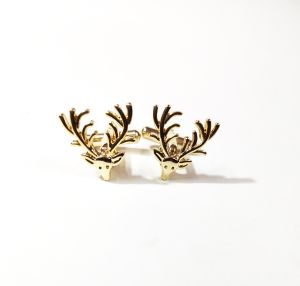 Golden Brass Cufflinks