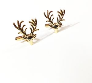 Golden Brass Cufflinks