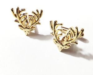 Golden Brass Cufflinks
