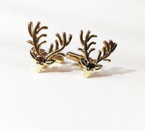Golden Brass Cufflinks