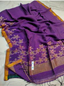 Ladies Printed Handloom Saree