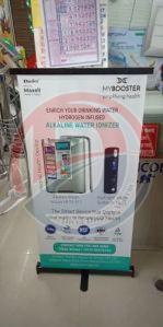 Floor Mounted Roll Up Standee