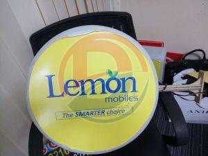Round LED Sign Board