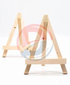 Light Brown Wooden Easel Stand