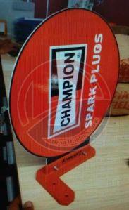 Acrylic Round Display Flange
