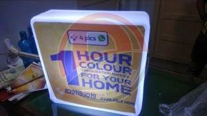 Acrylic Square Display Flange
