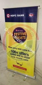 2.5x5 Feet Promotional Roll Up Standee