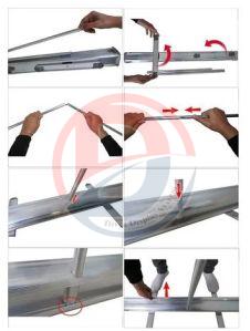 Semi Crome Aluminium Flex Roll Up Standee