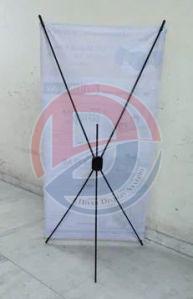 Iron X Banner Stand