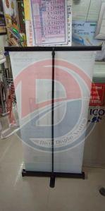 Floor Mounted Roll Up Standee
