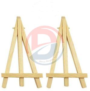 Light Brown Wooden Easel Stand