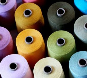 Dyed Polyester cotton blend yarn