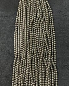 Round Golden Pyrite String