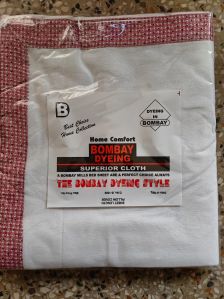 Plain Patti Cotton Bed Sheet