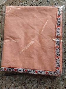 Plain Patti Cotton Bed Sheet