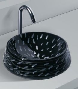 Black Table Top Wash Basin