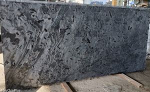 Indian Silver Grey Matrix Polished Surface Slate