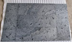 Indian Silver Grey Matrix Polished Surface Slate
