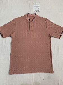 Mens Brown Plain T Shirt