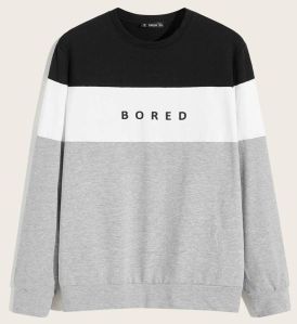 Mens Round Neck Casual Wear Sweatshirt